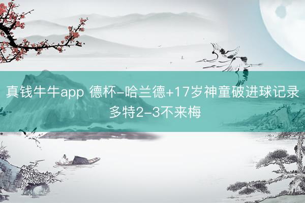 真钱牛牛app 德杯-哈兰德+17岁神童破进球记录 多特2-3不来梅