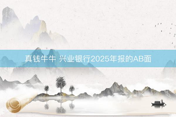真钱牛牛 兴业银行2025年报的AB面